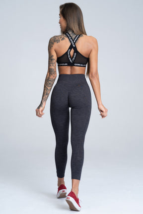 Gym Glamour - Seamless Leggings – Dark Blue - Rückseite