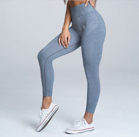 Gym Glamour - Seamless Leggings – Steel Grey - Seitlich Detail