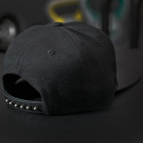 Pablo & Capone - Leathersnap Cap - Black & Black - Rückseite