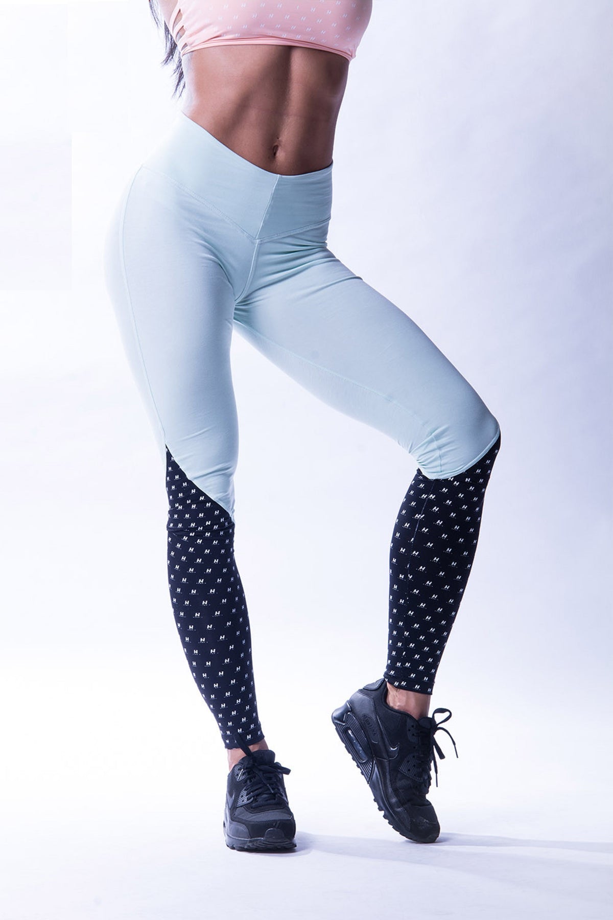 Nebbia - High Waist NS Leggings - Mint (638)