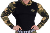 Nebbia - Hoodie AW - Camo (116) - Vorderseit Detail