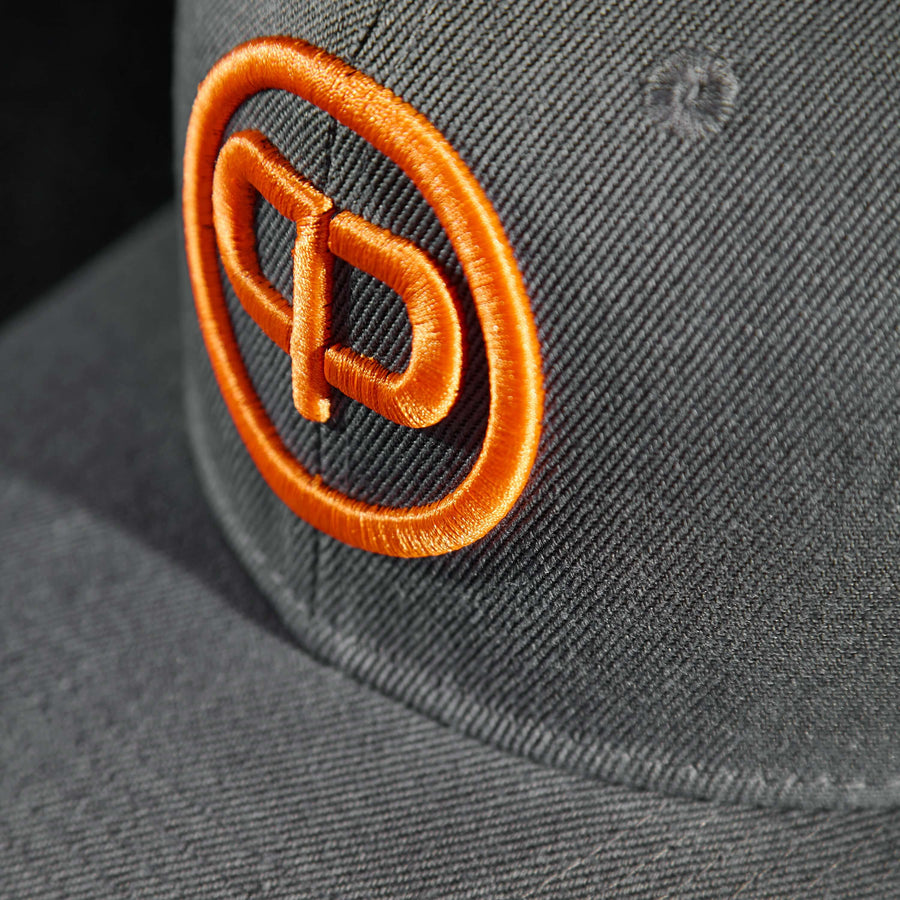 Pablo & Capone - Snapback Cap - Anthracite & Orange