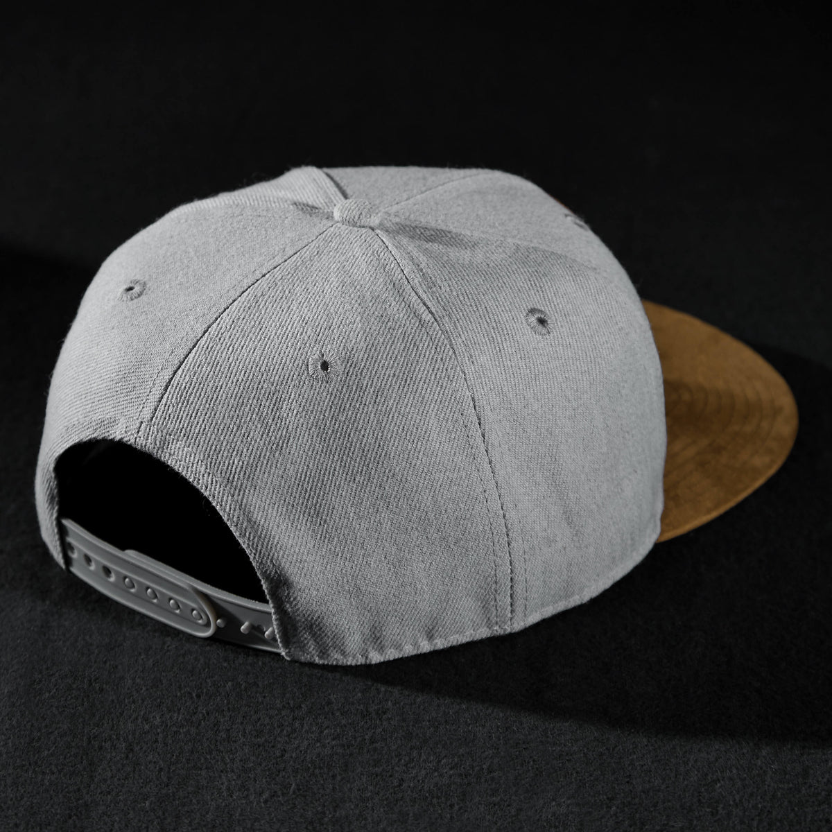 Pablo & Capone - Snapback Cap - Grey & Suede - Wildleder