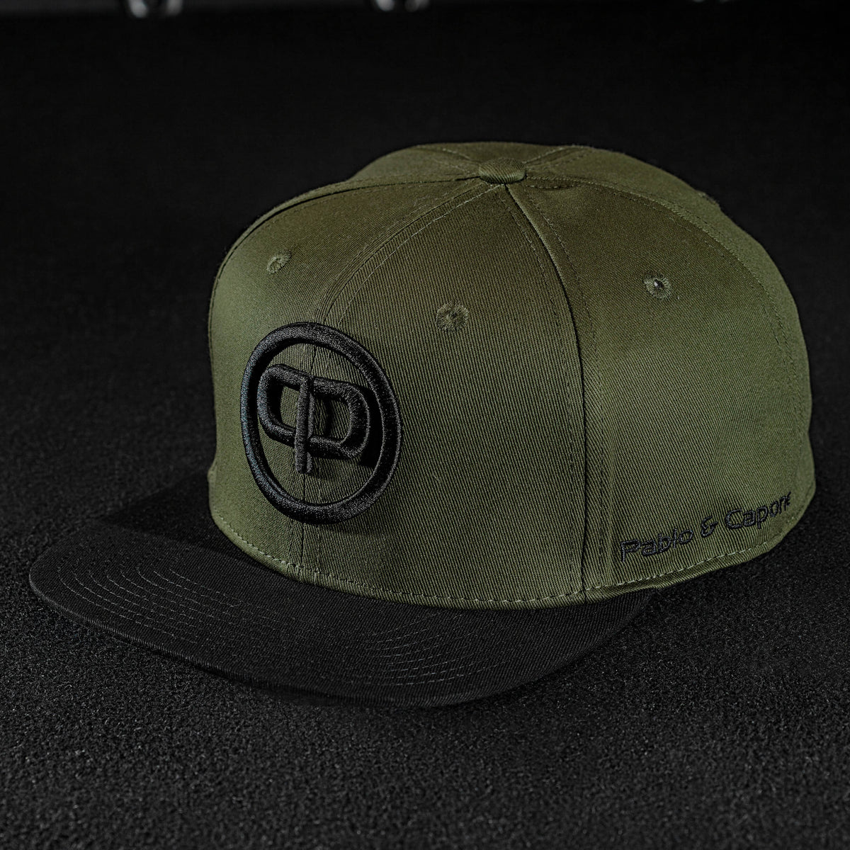 Pablo & Capone - Snapback Cap - Khaki on Black