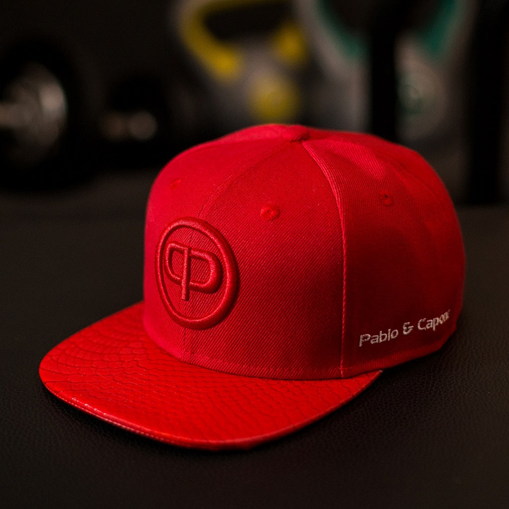 Pablo & Capone - Snapback Cap - Red & Red