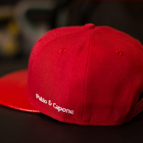 Pablo & Capone - Snapback Cap - Red & White