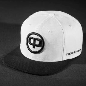 Pablo & Capone - Snapback Cap - White on Black