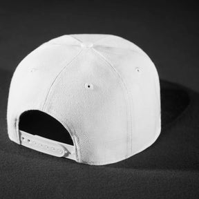 Pablo & Capone - Snapback Cap - White on Black