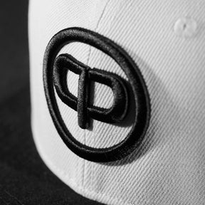 Pablo & Capone - Snapback Cap - White on Black