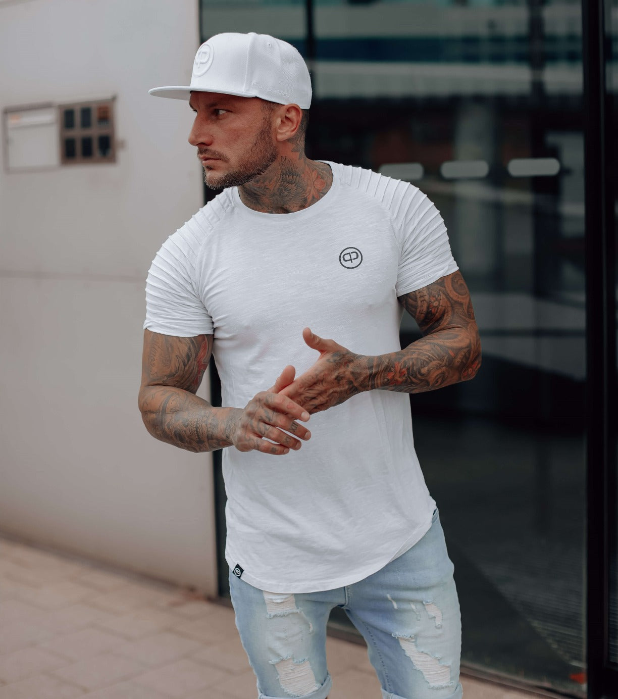 Pablo & Capone - Snapback Cap - White & White