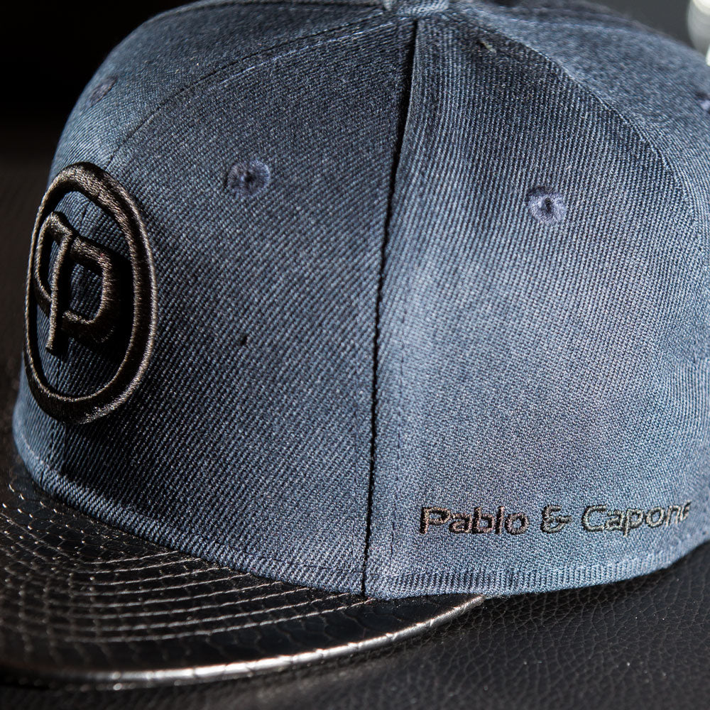 Pablo & Capone - Snapback Cap - Navy Blue & Black