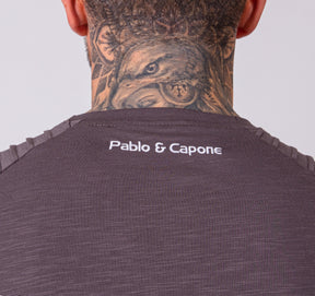 Pablo & Capone - Mercury Shirt - Steel Grey - Rückseite Detail
