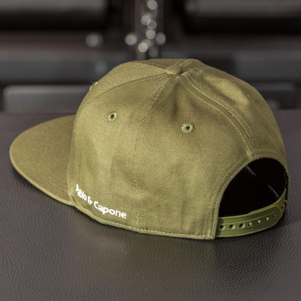 Pablo & Capone - Snapback Cap - Khaki & White