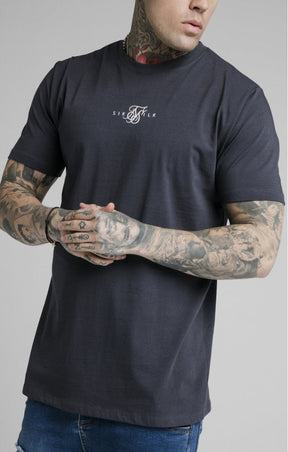 SikSilk - Basic Core Tee - Navy