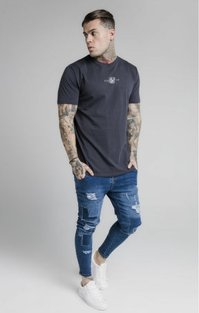 SikSilk - Basic Core Tee - Navy