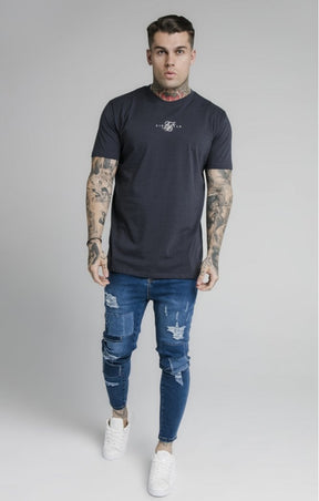 SikSilk - Basic Core Tee - Navy