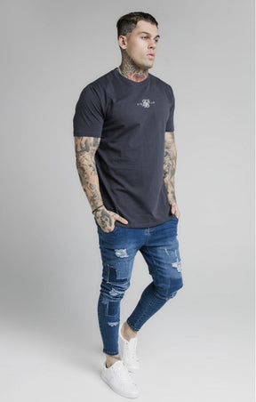 SikSilk - Basic Core Tee - Navy