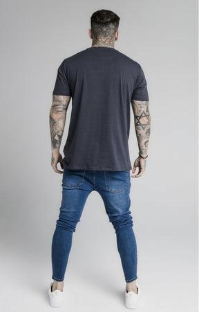 SikSilk - Basic Core Tee - Navy