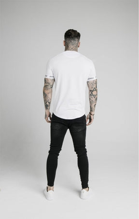 SikSilk - Raglan Tech Tee - White