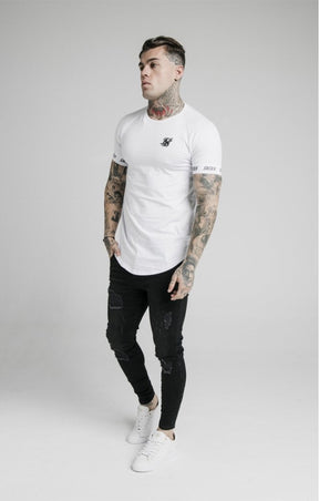 SikSilk - Raglan Tech Tee - White