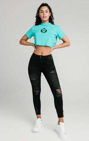 SikSilk - Skinny Denims - Black