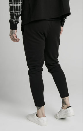 SikSilk - Smart Pleated Pants - Black