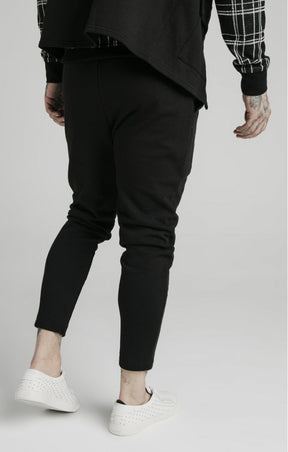 SikSilk - Smart Pleated Pants - Black