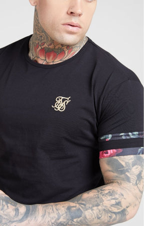 SikSilk - Tournament Tee – Black & Oil Paint