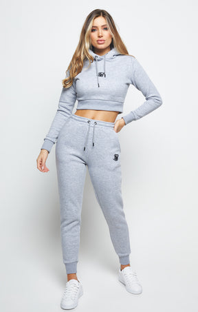 SikSilk - Track Pants - Grey Marl