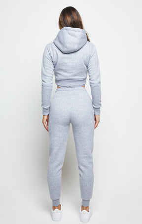 SikSilk - Track Pants - Grey Marl