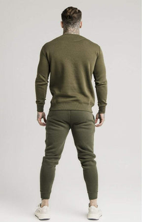 SikSilk - Crew Sweat - Khaki