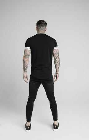 SikSilk - Raglan Tech Tee - Black