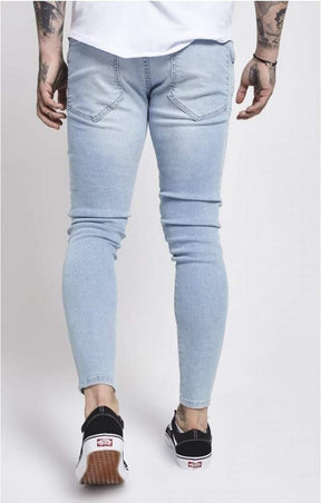 SikSilk - Skinny Denim – Light Blue