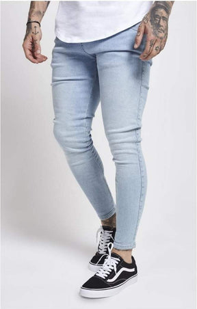 SikSilk - Skinny Denim – Light Blue