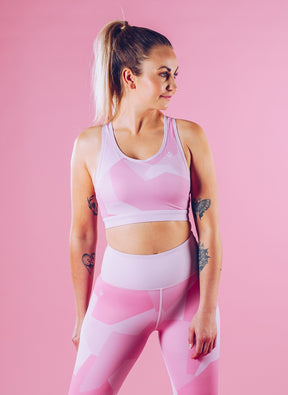 Workout Empire - Camo Muscle Bra - Pink Camo - Vorderseite