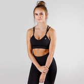 Workout Empire - Core Strappy Bra - Obsidian - Vorderseite