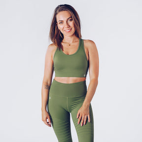 Workout Empire - Regalia Curve Bra 2.0 - Forest - Vorderseite