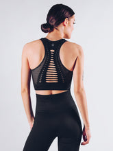 Workout Empire - Sculpt Bra - Obsidian - Rückseite
