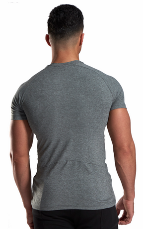 XXL Nutrition - Stretch Shirt - Grey - Rückseite