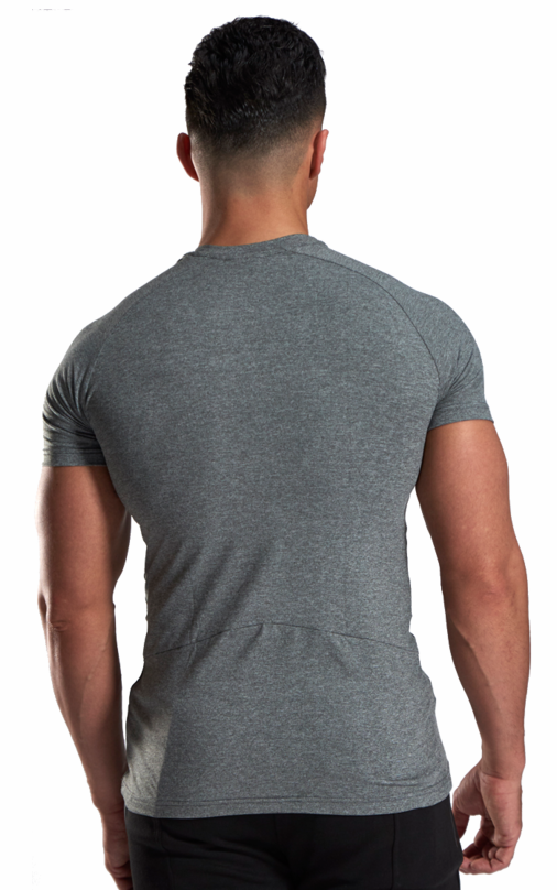 XXL Nutrition - Stretch Shirt - Grey - Rückseite