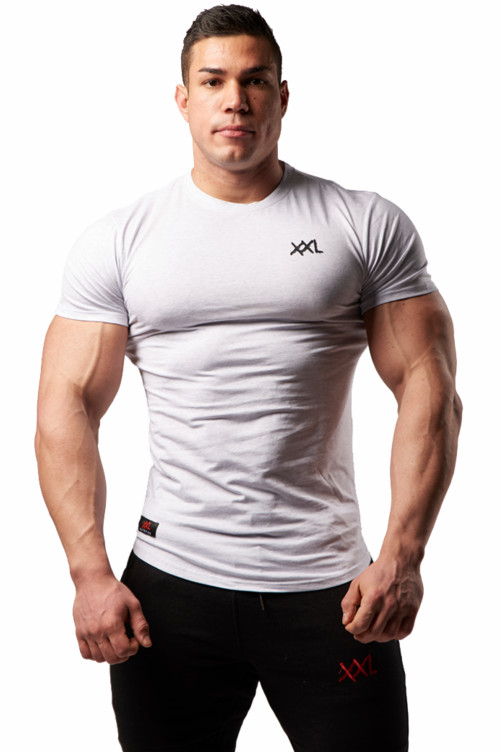 XXL Nutrition - Stretch Shirt - Light Grey - Gesamt