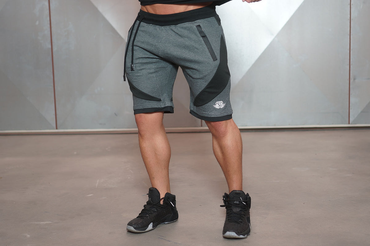 Body Engineers - YUREI Shorts – Anthracite - Vorderseite