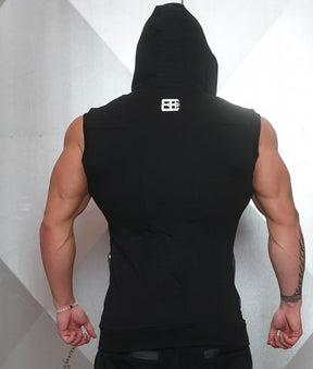 Body Engineers - YUREI Sleeveless Vest – All Black - Rückseite