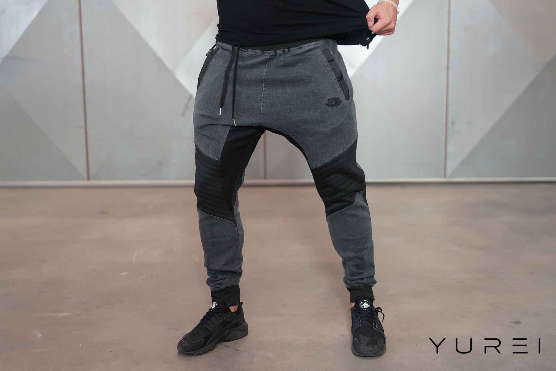 Body Engineers - YUREI – X DENIM Jeans - Anthracite - Vorderseite