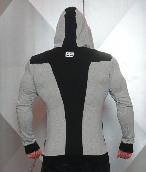 Body Engineers - YUREI Vest – Light Grey & Black Accents - Rückseite