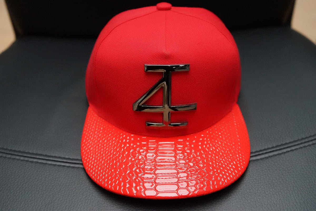 4Invictus - 4I Snapback Cap – Red Gun Metal - Vorderseite