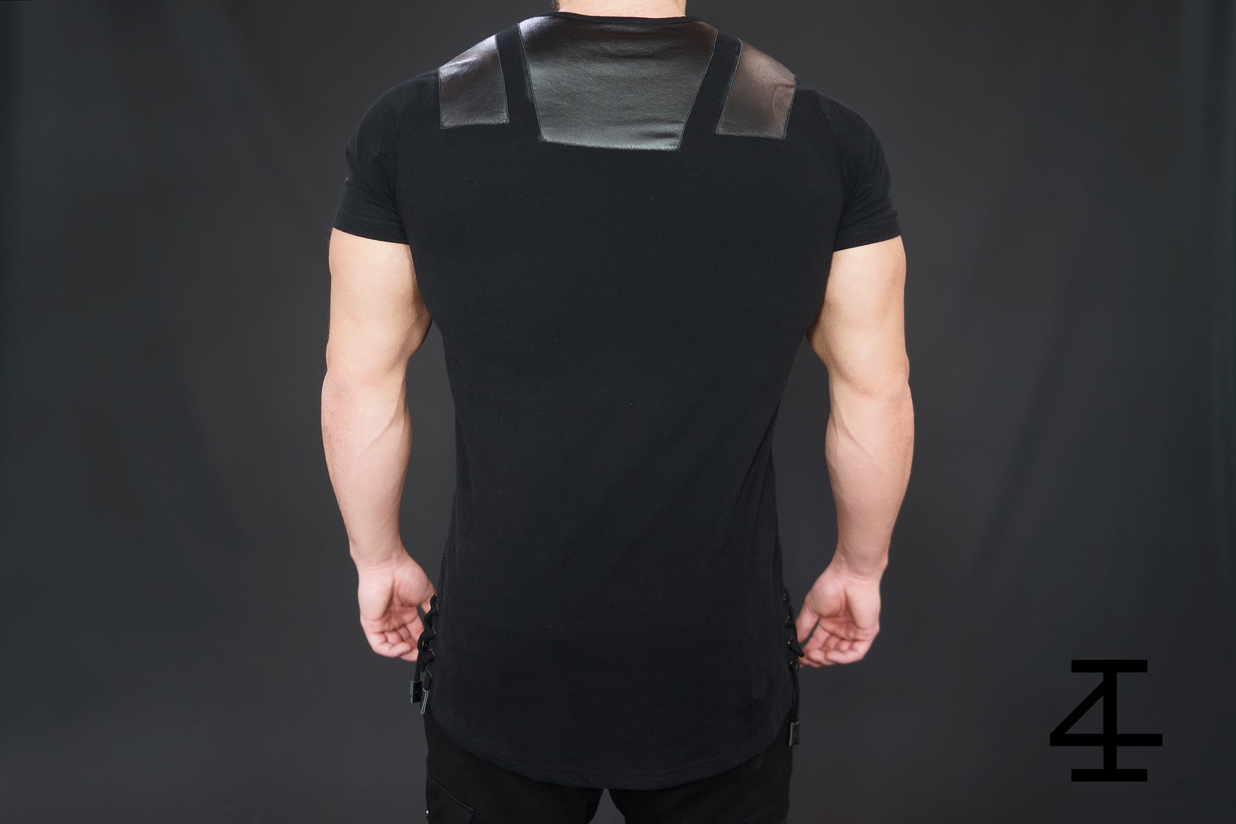 4Invictus - Gun Metal Shirt – Blackout - Rückseite