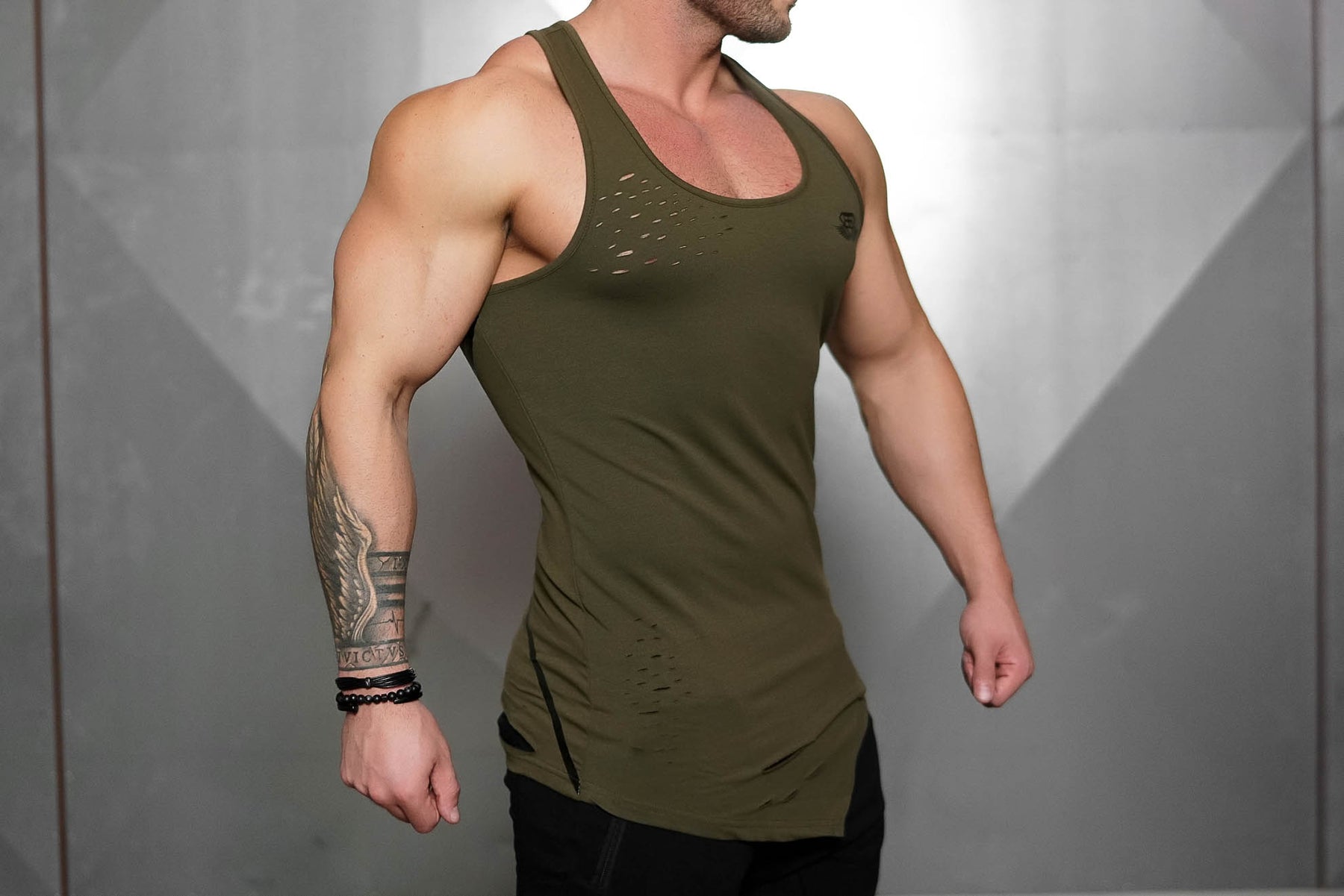 Body Engineers - SVGE Leviathan Stringer – Army Green - Seitlich 2